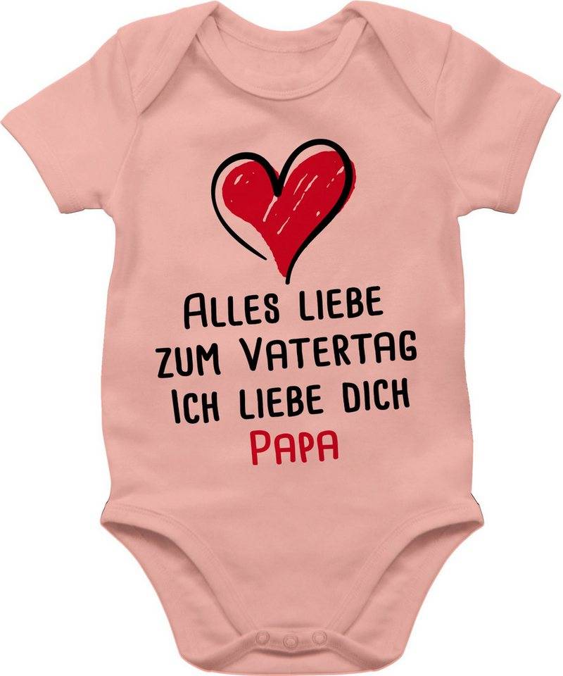 Shirtracer Shirtbody Alles liebe Papa zum Vatertag I Geschenk Vatertag Baby von Shirtracer