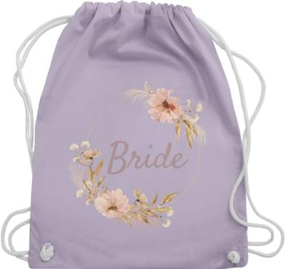 Turnbeutel Rucksack - JGA Junggesellenabschied Frauen - Bride Braut Boho - Unisize - Pastell Lila - stoffbeutel aus baumwolle braut-party beuteltasche jungessellinnenabschied baumwollrucksack frau von Shirtracer