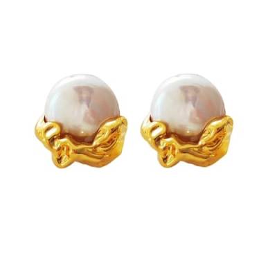 Ohrringe Ohrstecker Damen Schmuck Earrings Weiße Ohrringe Party Hochzeit Vintage Ohrstecker von SiVaji