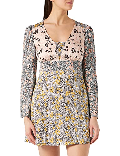 Sisley Damen 4VMALV00G Dress, Multicolor 911, 42 von SISLEY