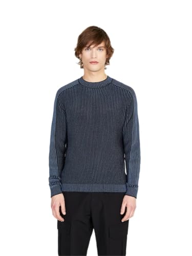 Sisley Men's L/S 118ZS101E Sweater, Black 902, S von SISLEY