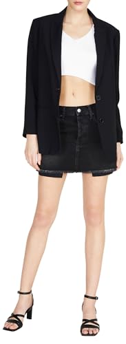 Sisley Womens 2TURLW018 Jacket, Black 100, 36 von SISLEY