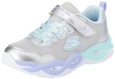 Skechers Girls Sneaker, Silver Mesh/Multi Trim, 36.5 EU von Skechers