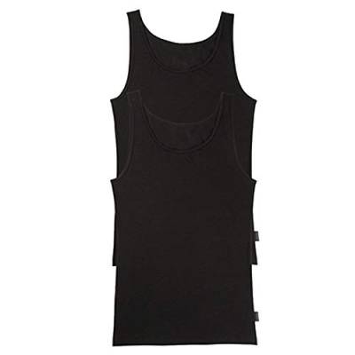 sloggi men Herren 24/7 SH 02 Vest 2P Unterhemd, Black, 8 von Sloggi