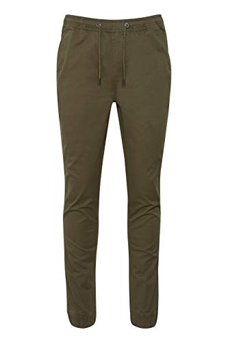 Solid SDThereon Herren Chino Hose Stoffhose mit Stretch und elastischer Beinabschluss, Größe:M, Farbe:Ivy Green (190512) von Solid