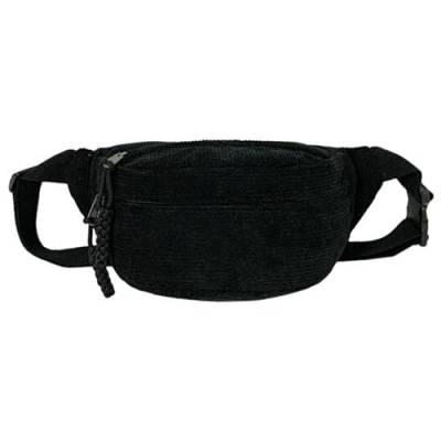 Sorrowso Vielseitige Umhängetasche, praktische Brusttasche, praktische Hüfttasche für Männer und Frauen, Schwarz von Sorrowso