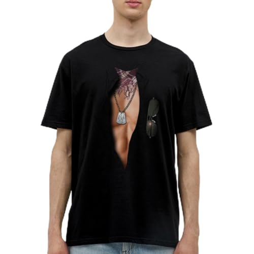 Spreadshirt Dream Boy Falsche Muskeln Spaß Männer T-Shirt, S, Schwarz von Spreadshirt