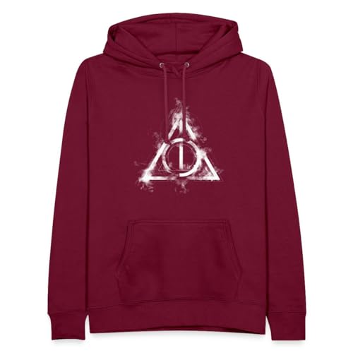 Spreadshirt Harry Potter Teil 7 Symbol Frauen Hoodie, XXL, Bordeaux von Spreadshirt