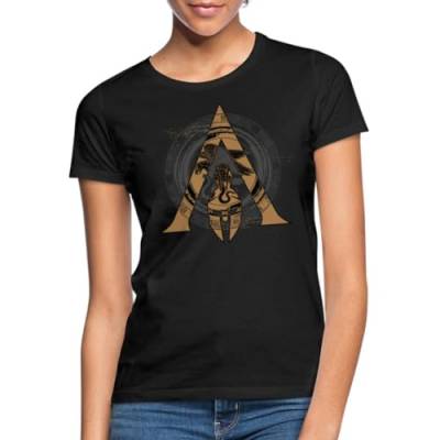 Spreadshirt Assassin's Creed Odyssey Symbol Gold Frauen T-Shirt, M, Schwarz von Spreadshirt