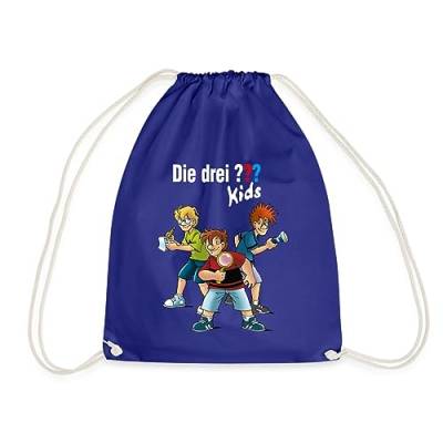 Spreadshirt Die Drei Fragezeichen Kids Detektive Spürnasen Team Turnbeutel, One size, Königsblau von Spreadshirt