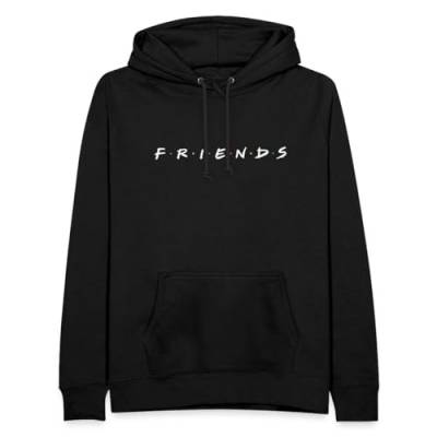 Spreadshirt Friends Logo Frauen Hoodie, L, Schwarz von Spreadshirt