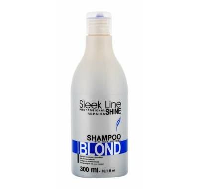 Stapiz Haarshampoo Sleek Line Shampoo mit Seide Blond, 1er Pack (1 x 300ml) von Stapiz