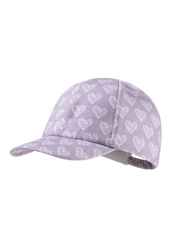 Sterntaler Baseball -Cap Herzen für Mädchen - Jerseycap mit Herzen - Schildkappe für Babys mit UV Schutz 50+ - schützende Basecap für Babys an heißen Sommertagen - flieder, 51 von Sterntaler