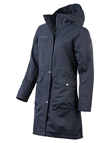 Storm Explorer Parka für Damen - Wasserdicht & Atmungsaktiv - Übergangsjacke für den Herbst & Winter - Regenjacke mit Kapuze - Wetterfester Regenmantel & Outdoor Jacke - Navy Blau M von Storm Explorer