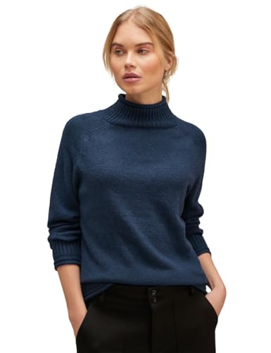 STREET ONE Damen Strickpullover Atlantic Blue Melange 44 von Street One