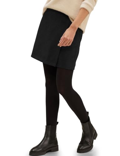 STREET ONE Damen A361397 Hosenrock Boucle, Schwarz, 34 von Street One