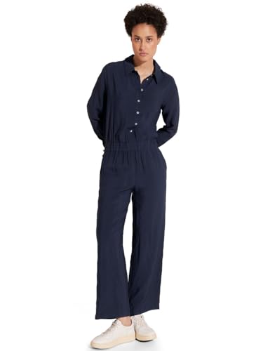 STREET ONE Damen A377590 Jumpsuit mit Straight Legs, deep Blue, 36W x 28L von Street One