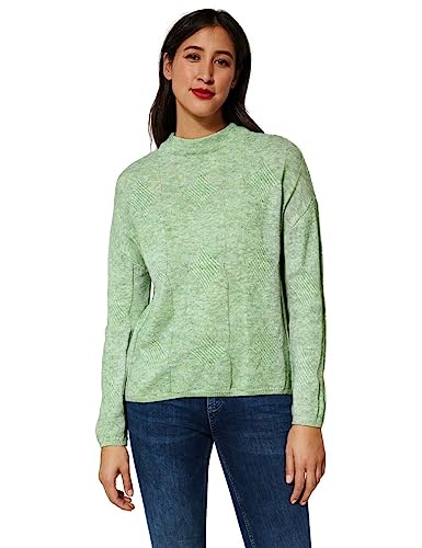 STREET ONE Damen A302182 Strickpullover, Clary Mint Melange, 42 von Street One