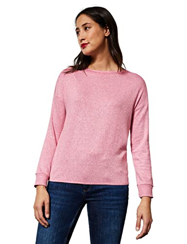 Street One Damen A318906 Langarmshirt, Winter Rose Melange, 36 von Street One