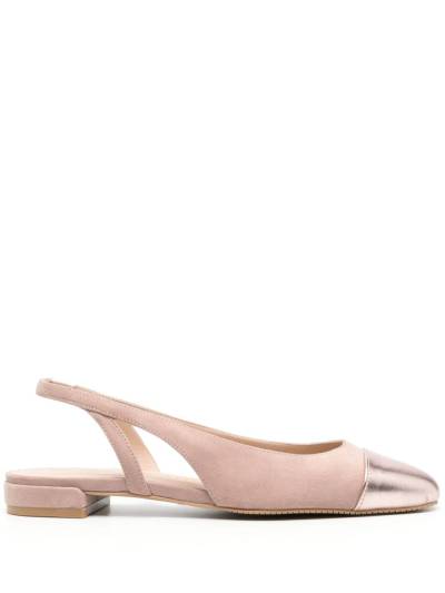 Stuart Weitzman Sleek slingback leather pumps - Rosa von Stuart Weitzman