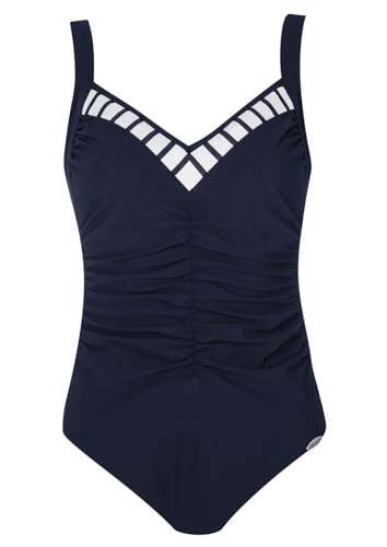 Sunflair Damen Basic Badeanzüge, Blau (Nachtblau 30), 40 (Herstellergröße: 40D) von Sunflair