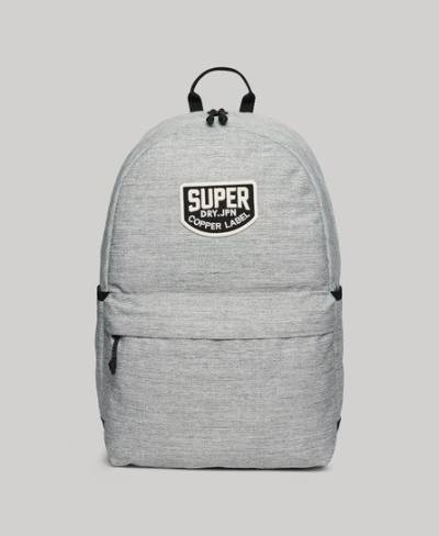 Superdry Damen Hellgrau Montana Rucksack mit Aufnähern, Größe: Einheitsgröße von Superdry