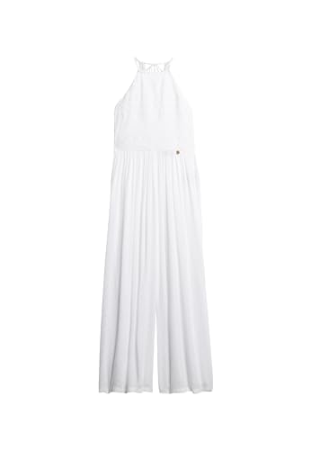 Superdry Damen Vintage EMB Jumpsuit Kapuzenpullover, Gebrochenes Weiß, 36 von Superdry