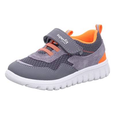 Superfit SPORT7 Mini Sneaker, HELLGRAU/ORANGE 2500, 26 EU von Superfit