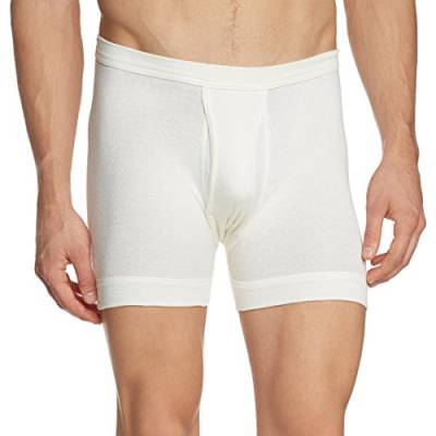 Susa Herren Angora Unterhose (kurz) s8010030 Funktionsunterwäsche, Weiß (wollweiß s122), X-Large (Herstellergröße: XL) von Susa