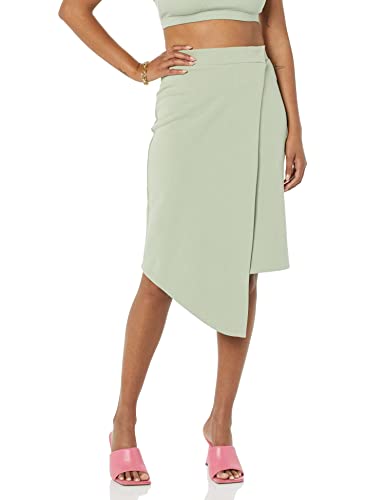 TEREA Hazel Midi-Wickelrock für Damen, Desert Sage, Größe S von TEREA