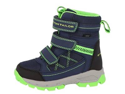 Tom Tailor 4270403 Schneestiefel, Navy-Green, 34 EU von TOM TAILOR