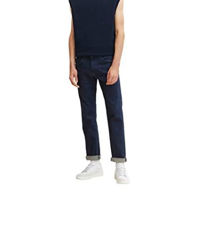 TOM TAILOR Herren Marvin Straight Jeans, 10157 - Blue Rinse Denim, 33/32 von TOM TAILOR