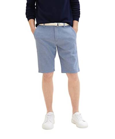 TOM TAILOR Herren Slim Chino Bermuda Shorts mit Gürtel von TOM TAILOR