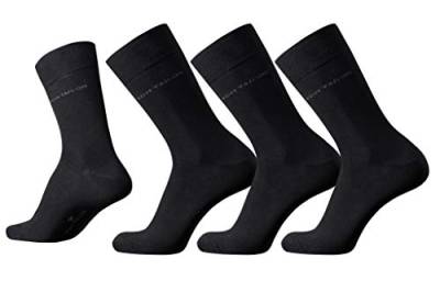 TOM TAILOR Herren Socke 3 er Pack 9003 / TOM TAILOR men basic socks 3 pack, Gr. 39-42, Schwarz (black - 610) von TOM TAILOR