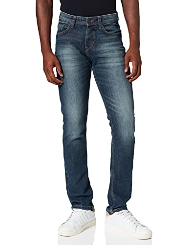 TOM TAILOR Herren Marvin Straight Jeans 1001232, 10281 - Mid Stone Wash Denim, 31W / 34L von TOM TAILOR