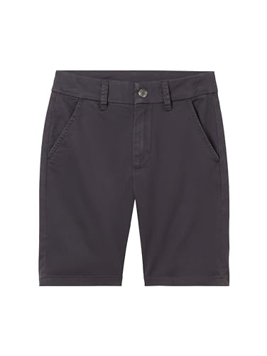 TOM TAILOR Jungen Kinder Basic Chino Bermuda Shorts, 29476 - Coal Grey, 128 von TOM TAILOR