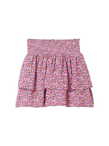 TOM TAILOR Mädchen Kinder Mini-Rock mit Blumenmuster, 34689 - Blue Multicolor Flower Print, 92/98 von TOM TAILOR