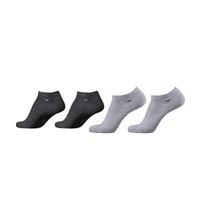 TOM TAILOR Sneaker Socken Herren Damen 4 Paar unisex Sportsocken 35-38 39-42 43-46 (silver grey, 39/42) von TOM TAILOR