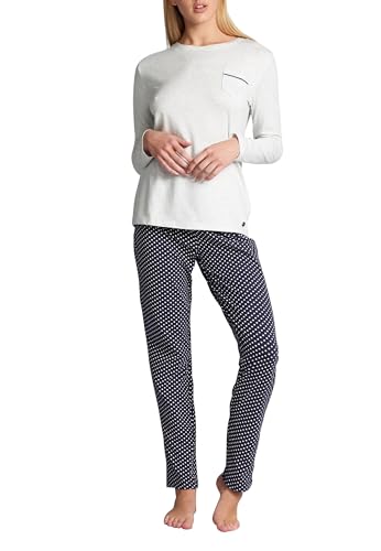 TOM TAILOR Zweiteiliger Langer Damen Pyjama 46 von TOM TAILOR