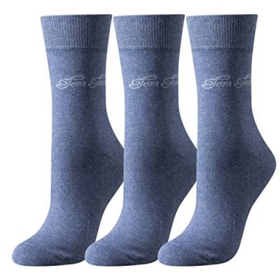 Tom Tailor Damen basic Socken 3er denim 38-42 von TOM TAILOR