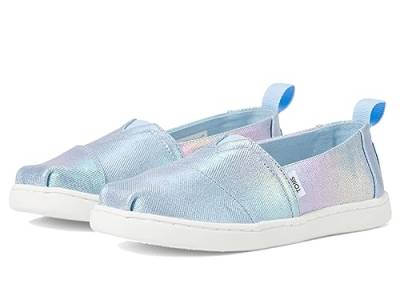 TOMS Mädchen Classic Alpargata Flacher Slipper, Mehrfach Schillernde Leinwand, 30.5 EU von TOMS