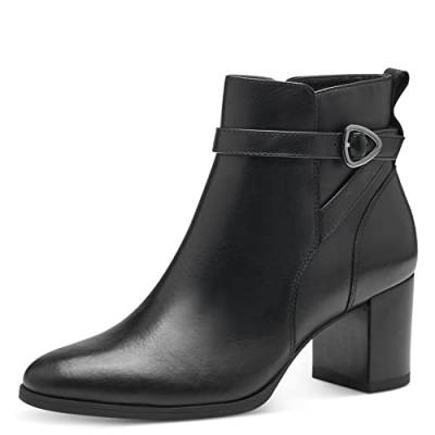 Tamaris Damen Ankle Boots, Frauen Stiefeletten,TOUCHit-Fußbett,kurzstiefel,uebergangsschuhe,uebergangsstiefel,hoch,boots,stiefel,BLACK,40 EU von Tamaris