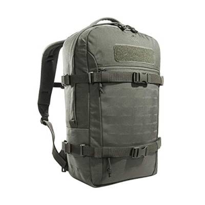 Tasmanian Tiger TT Modular Daypack XL Molle-kompatibler Tages-Rucksack, Leichter Wander-Rucksack mit Trinksystem-Vorbereitung 23 Liter Volumen (Steingrau-Oliv IRR) von Tasmanian Tiger