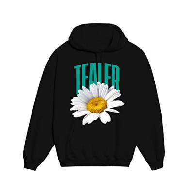 Tealer Unisex Hoodie Flowers Ss23 Kapuzenpullover, Schwarz, Small von Tealer