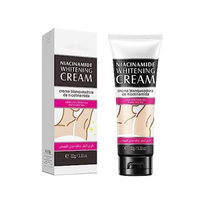 Gesichtsaufhellungscreme - Nicotinamid-Weißfleckencreme | 100 g Sonnenflecken-Entferner, Creme gegen weiße Flecken, Anti-Flecken-Gesichtscreme, Pigmentkorrekturcreme für Damen und Herren Tebinzi von Tebinzi