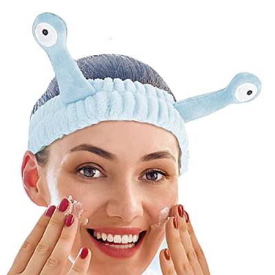 Schneckenauge Stirnbänder | Ultra saugfähige Handtuch-Stirnbänder - Gesichts-Make-up-Stirnband, elastische Haarbänder, verstellbare Stirnbänder, kosmetisches Stirnband zum Waschen des Gesichts Tebinzi von Tebinzi