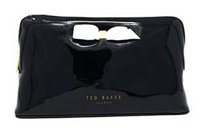 Ted Baker Damen Kulturbeutel mit Schleife, schwarz, Einheitsgröße, von Ted Baker