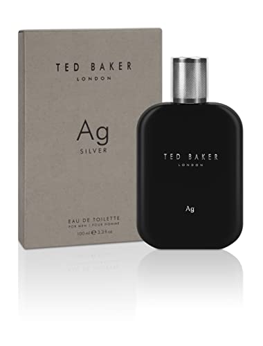 Ted Baker Tonics Ag Silver EDT, Klassisches maskulines Aftershave, Frischer und erdiger Duft mit Pfeffer- und Zedernholznoten, 100ml von Ted Baker