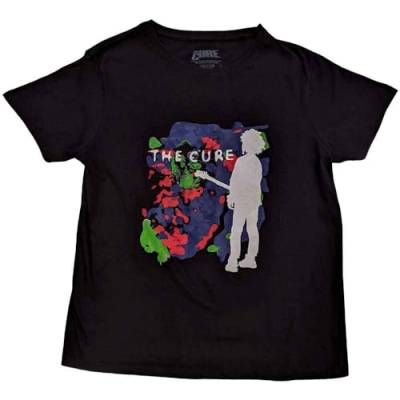 The Cure T Shirt Boys Dont Cry Band Logo Nue offiziell Damen Skinny Fit Schwarz M von Unbekannt