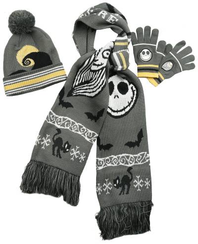 The Nightmare Before Christmas Jack & Sally Schal multicolor von The Nightmare Before Christmas